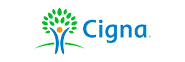 Cigna logo on a green background promoting Pediatrician Sugar Land.